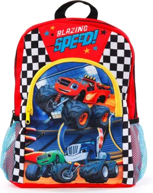 Blaze and The Monster Machines Backpack | Boys Backpacks | Monster Trunk School Bags for Kids