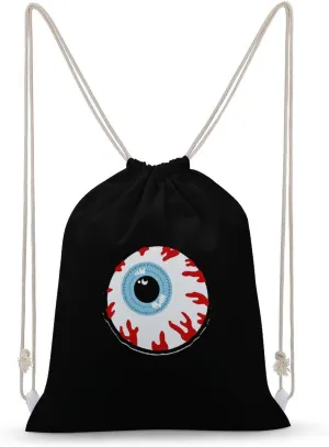 Bloodshot Eyeball Canvas Drawstring Bags Sports Gym Sackpack String Backpack Beach Sack Bag Travel Bag 30x40cm