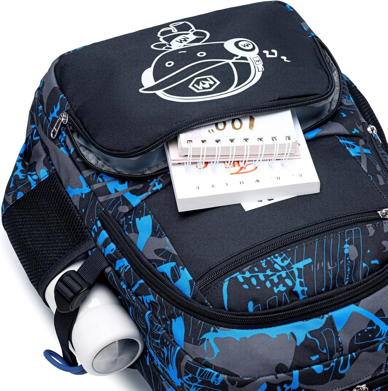 Bluboon Kids Backpack Boys Camo Bookbag Teens Elementary School Bag Daypack Travel Back Pack Middle school