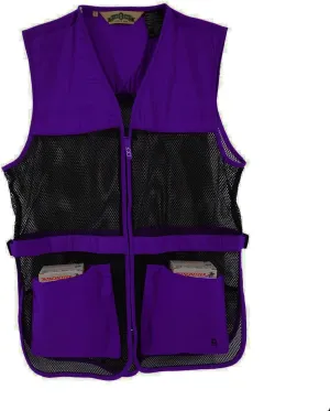 Bob Allen 245M Full Mesh Dual Pad Shooting Vest Purple XL