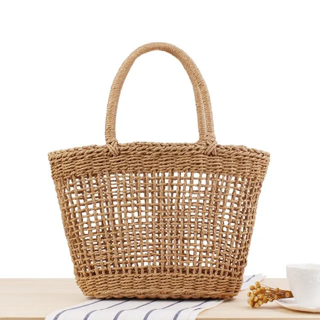Bohemian Summer Rattan Bag