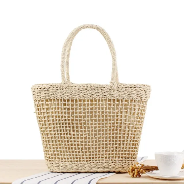 Bohemian Summer Rattan Bag