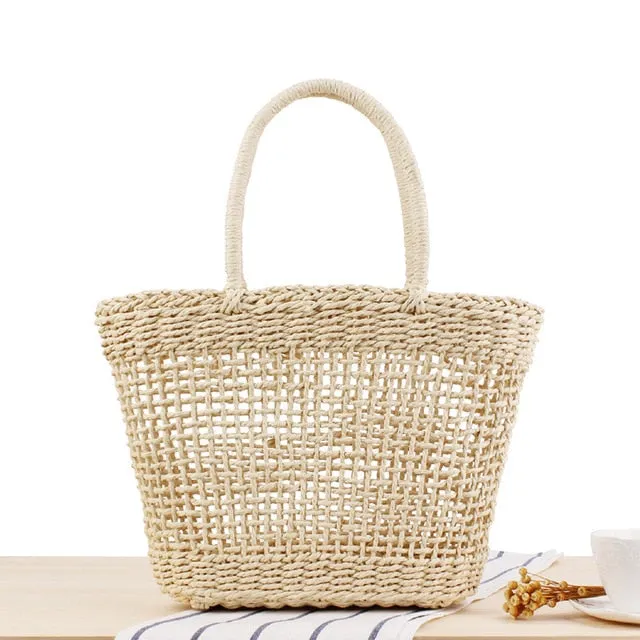 Bohemian Summer Rattan Bag