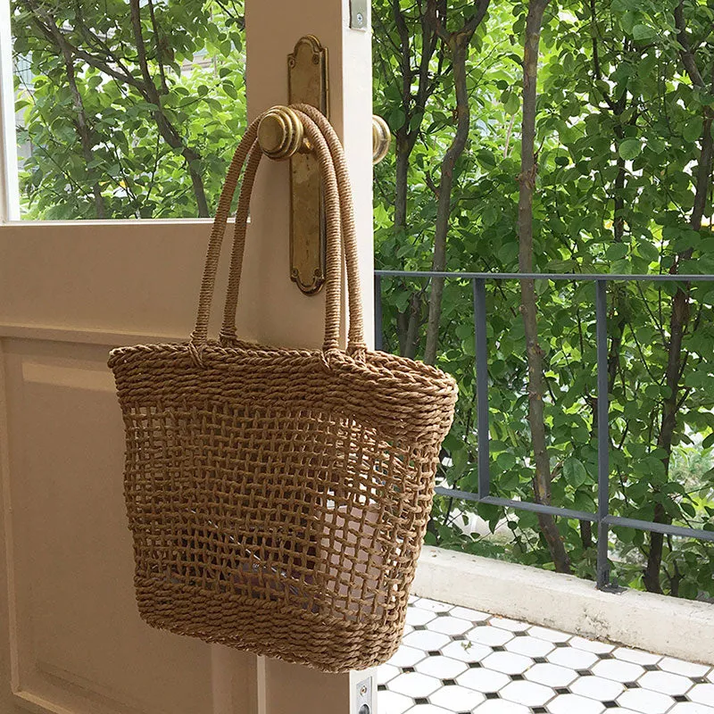 Bohemian Summer Rattan Bag