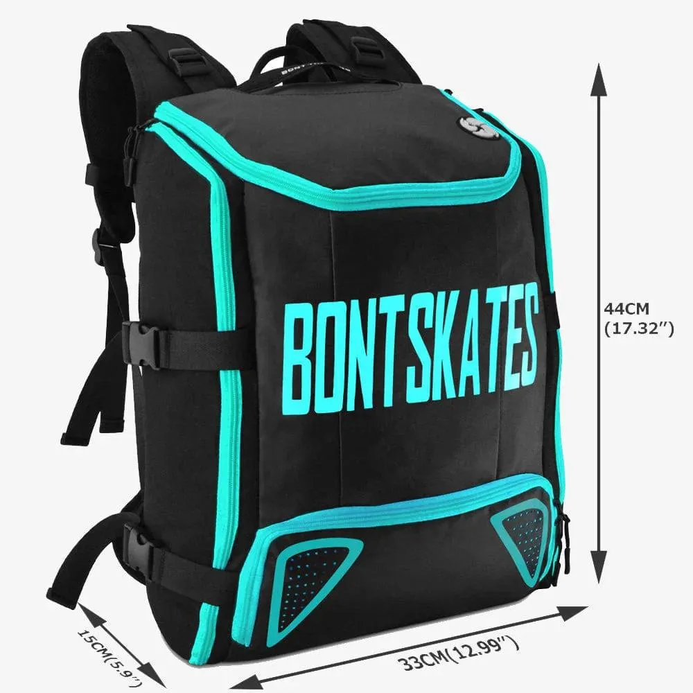 Bont - Kids Black/Pool Party Blue Skate Backpack