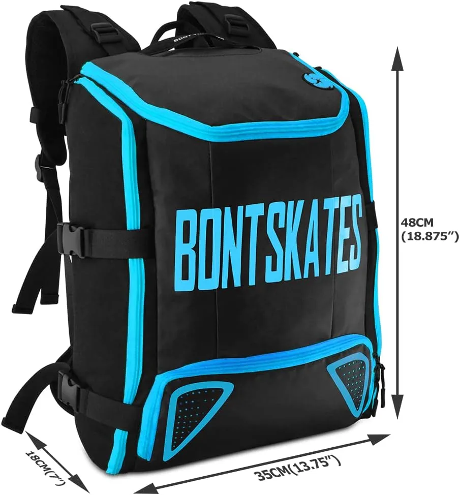 Bont Skates - Multi Sport Skate Backpack Travel Bag - Inline Ice Quad Speed Skating