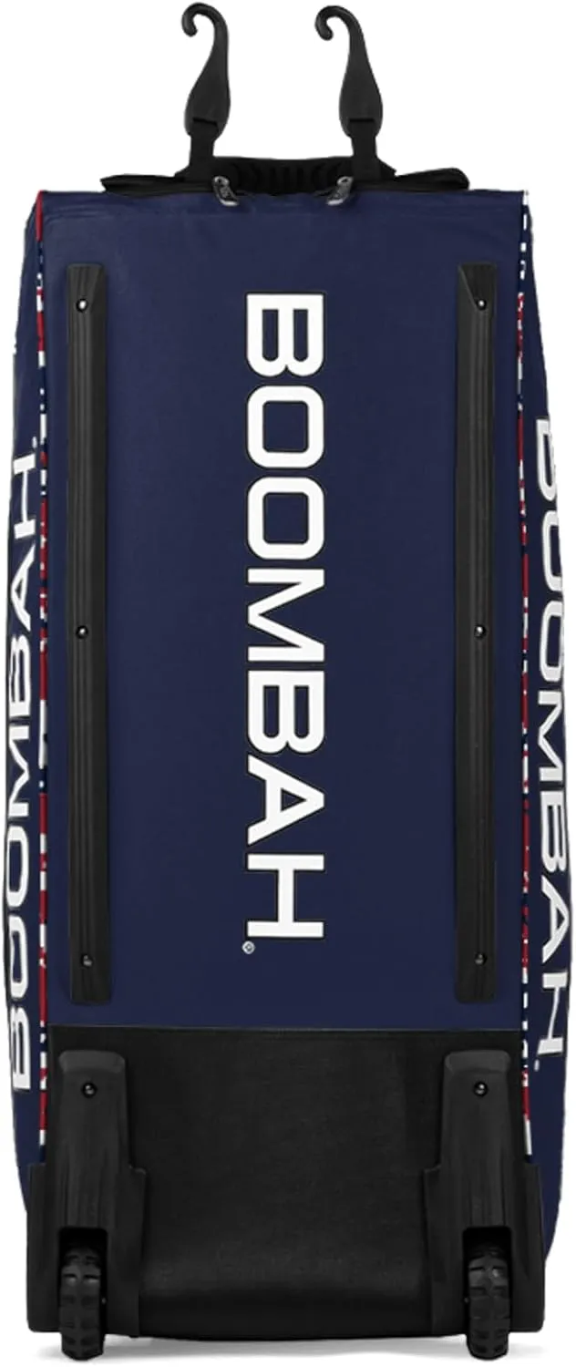 Boombah Brute Rolling Bat Bag - 35" x 15" x 12-1/2" - Digital Camo - Holds 4 Bats and Room for Gear - Wheeled Bag