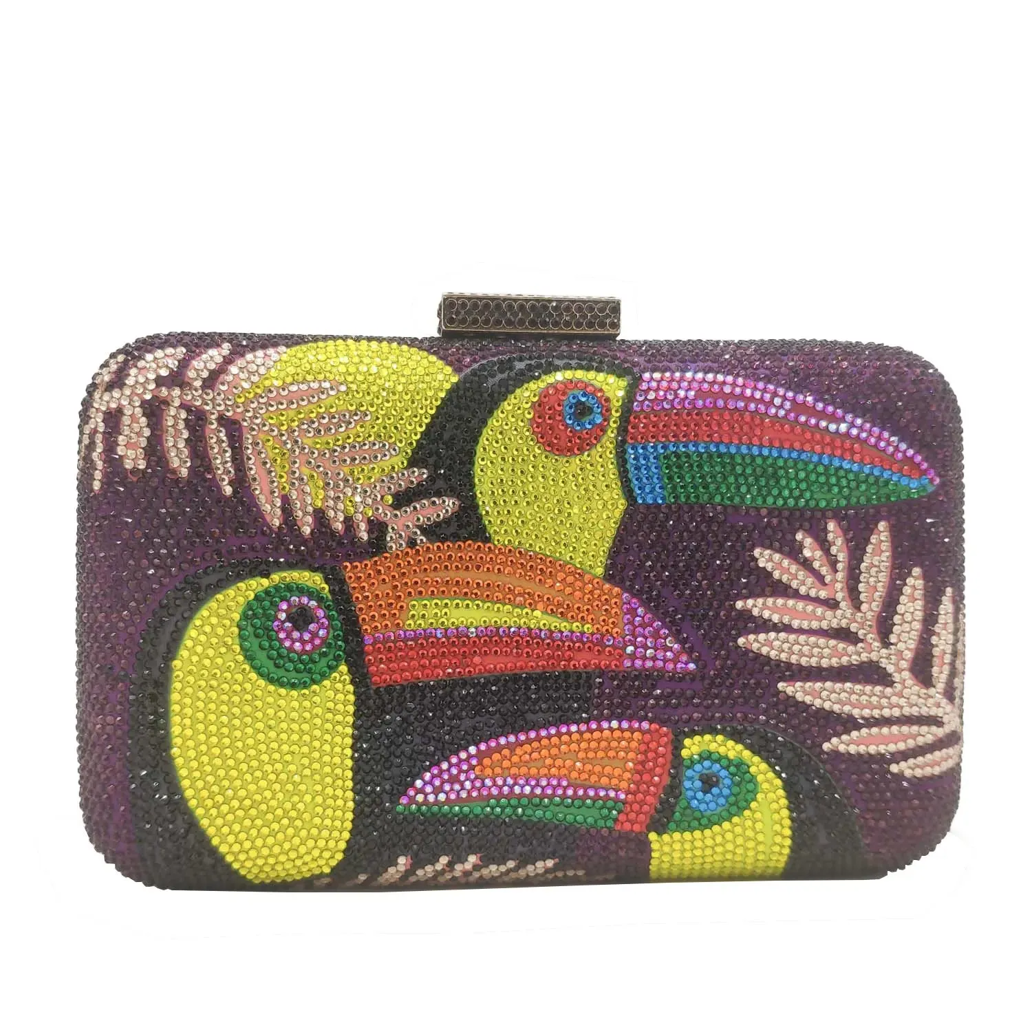 Boutique Toucan Crystal Clutch