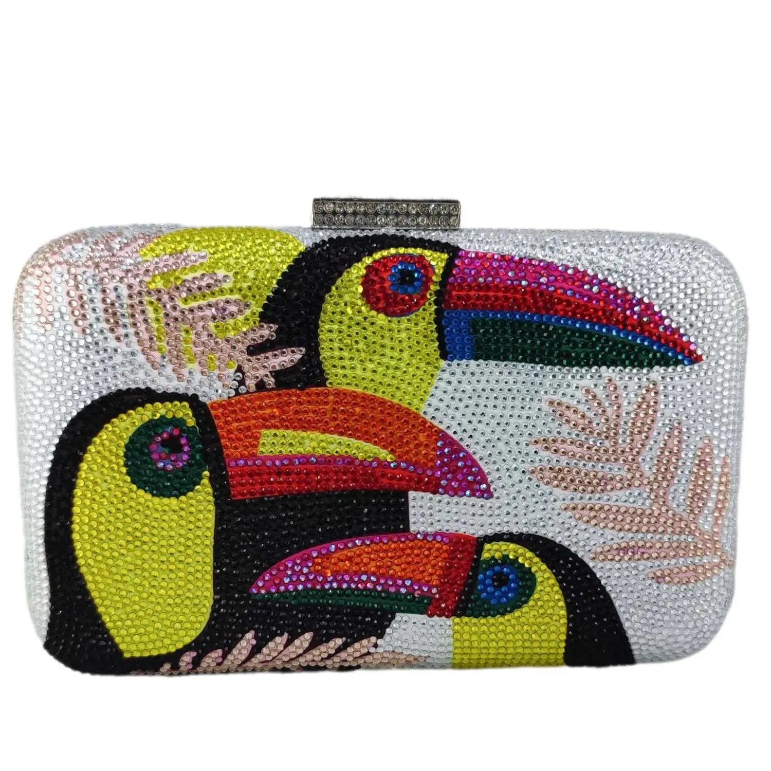 Boutique Toucan Crystal Clutch