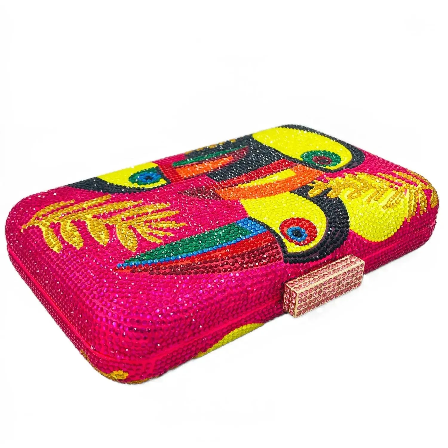 Boutique Toucan Crystal Clutch