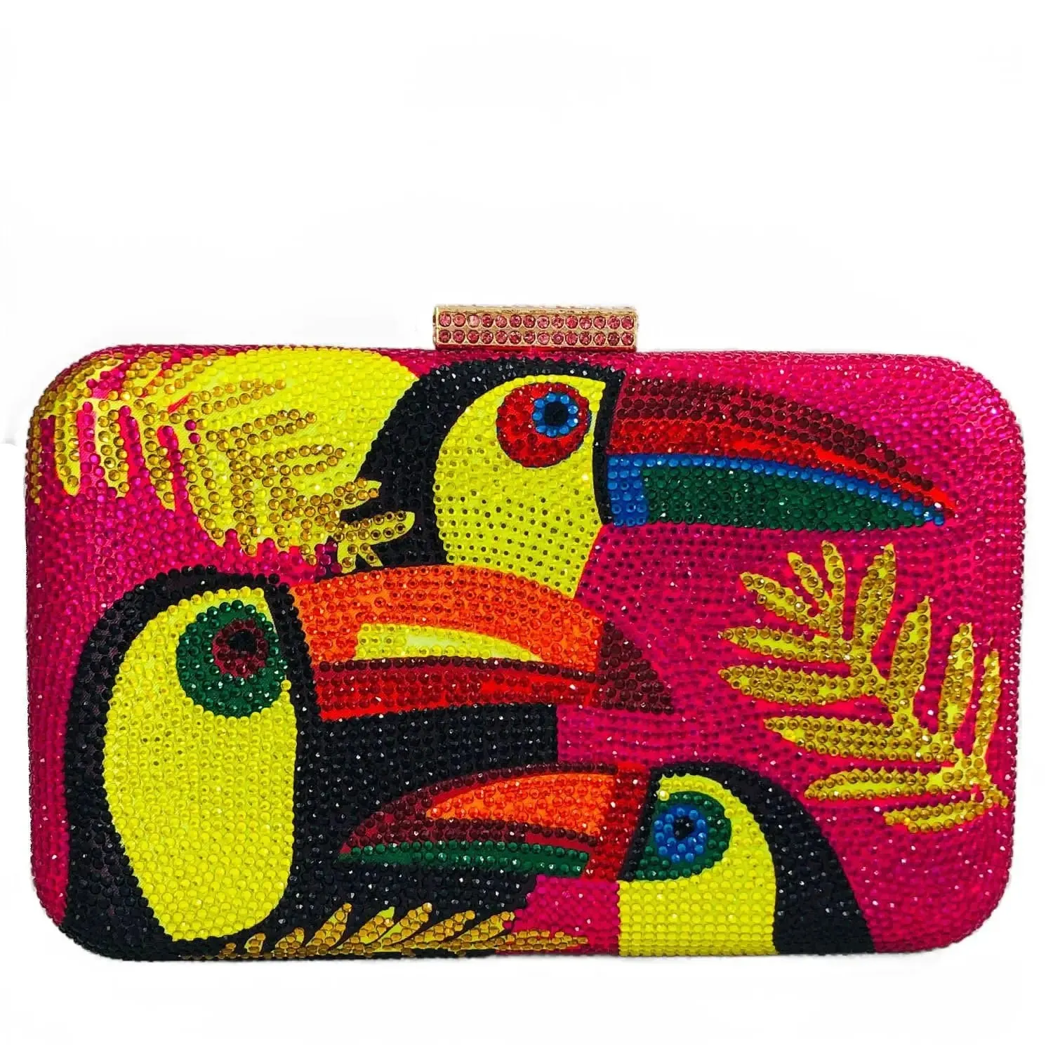 Boutique Toucan Crystal Clutch