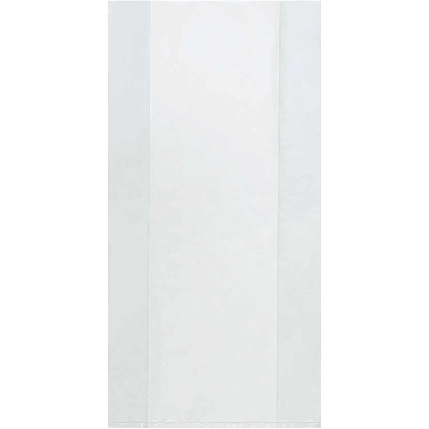 Boxes Fast BFPB1365 Gusseted 1 Mil Poly Bags, 6" x 3" x 15", Clear (Pack of 1000)