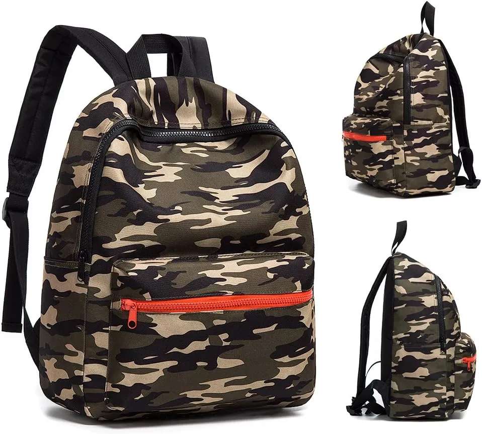 Boys Backpack girl Backpack Kids School Bag Outdoor Travel Camping Daypack Camo Rucksack (camouflage)