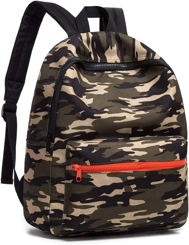 Boys Backpack girl Backpack Kids School Bag Outdoor Travel Camping Daypack Camo Rucksack (camouflage)