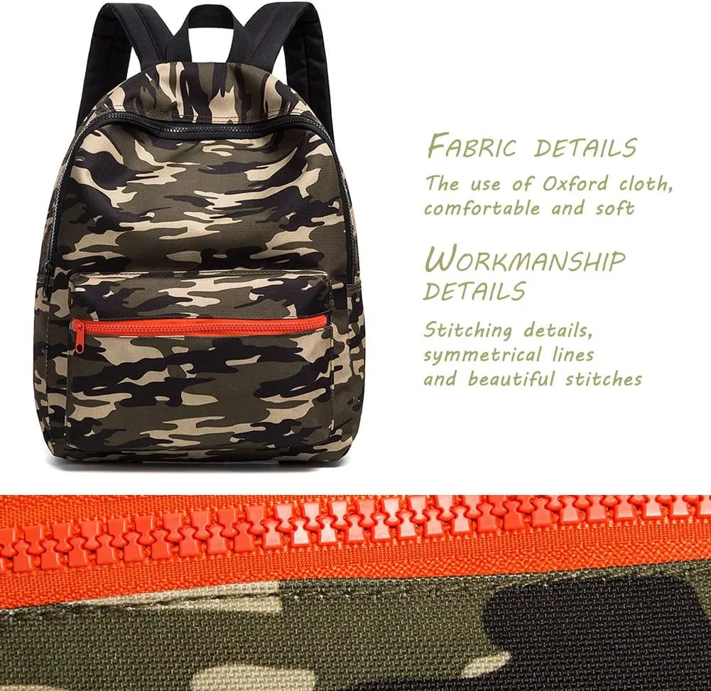 Boys Backpack girl Backpack Kids School Bag Outdoor Travel Camping Daypack Camo Rucksack (camouflage)
