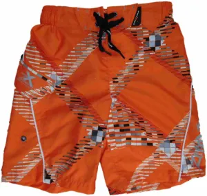 Boys Orange Cargo Swim Trunks Board Shorts 4