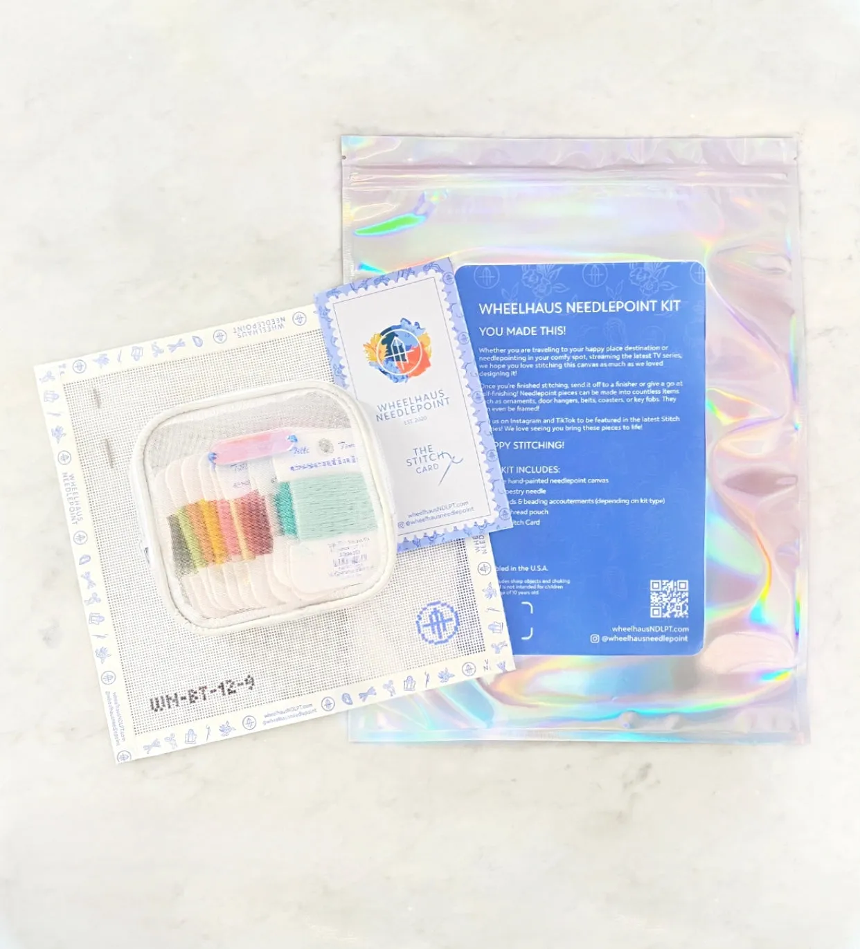 Branded Mesh Thread Pouch