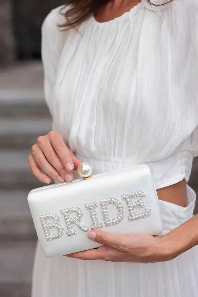 Bride Pearl Minaudiere Ivory