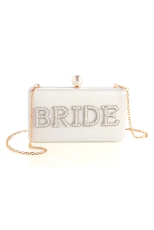Bride Pearl Minaudiere Ivory