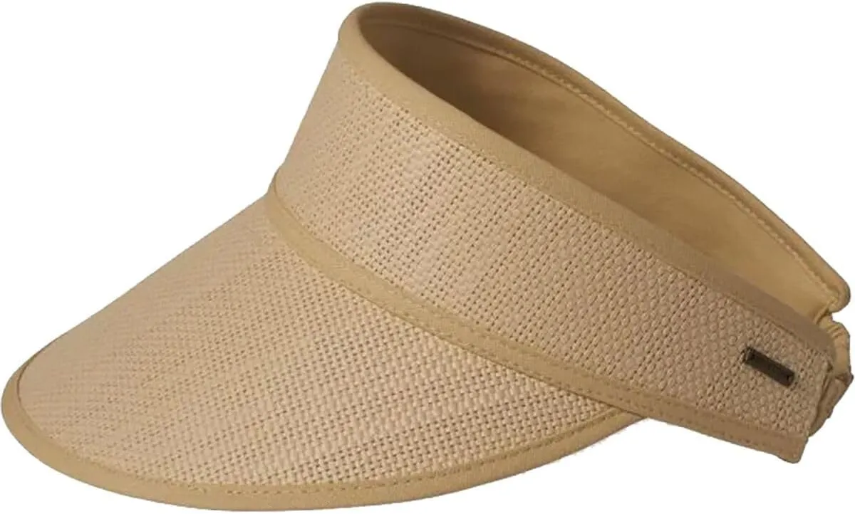 Brixton, Newport Straw Visor - Women's