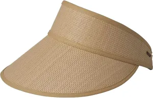 Brixton, Newport Straw Visor - Women's