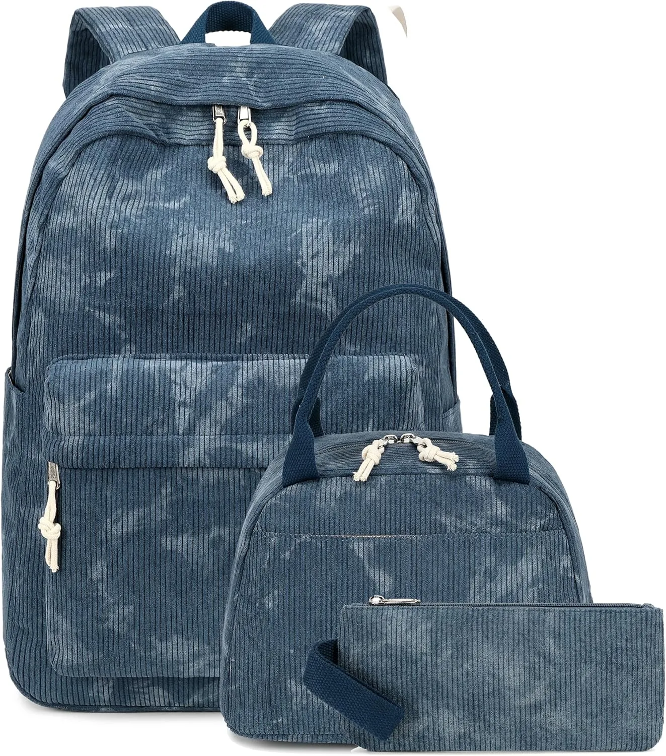 BTOOP School Backpacks for Teen Girls Bookbags Lightweight Canvas Backpack Schoolbag Set