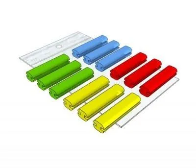 Bur Clip Color 17 Holes (191261, 191260)