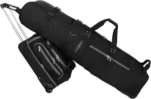 CaddyDaddy First Class Travel Set | 1000D Ballistic Nylon Golf Travel Bag and Wheeled Carry-On Luggage with Telescopic Handle and Adjustable Straps for Caravan Transport-2 Year Replacement Coverage.
