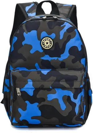 Camo Prints Toddler Kids Boys Backpacks, Camouflage Preschool Kindergarten Bookbags Back Packs Daycare Bags