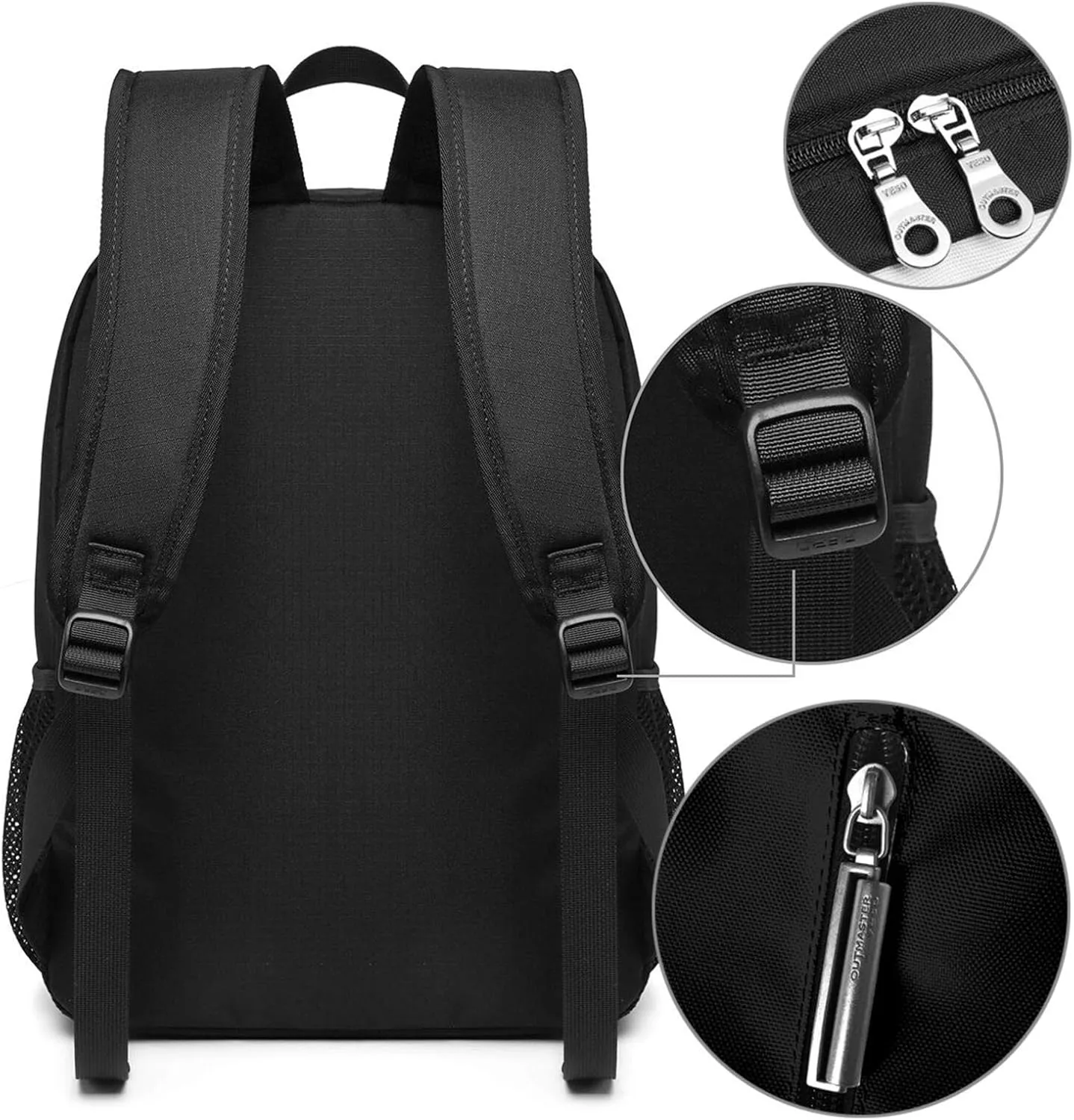 Camouflage Ukrainian Trident Flag Casual Backpacks Sports Backpack Large Capacity Travel Rucksack Laptop Daypack with Multi-Pockets Adjustable Strap Work Bag for Hiking