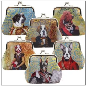 Canine Portrait Clasp Coin Purse KA364WB