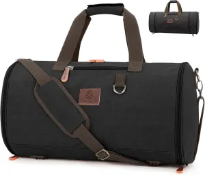 Canvas Duffle Bag for Men - 50L-70L Large Weekender Overnight Expandable Carry On Bag