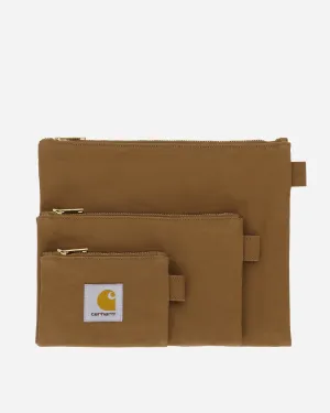 Canvas Pouch Set Hamilton Brown