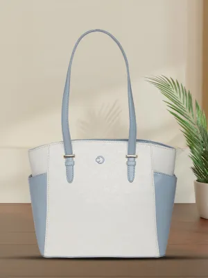 Caprese Aurora Medium Blue Tote Bag