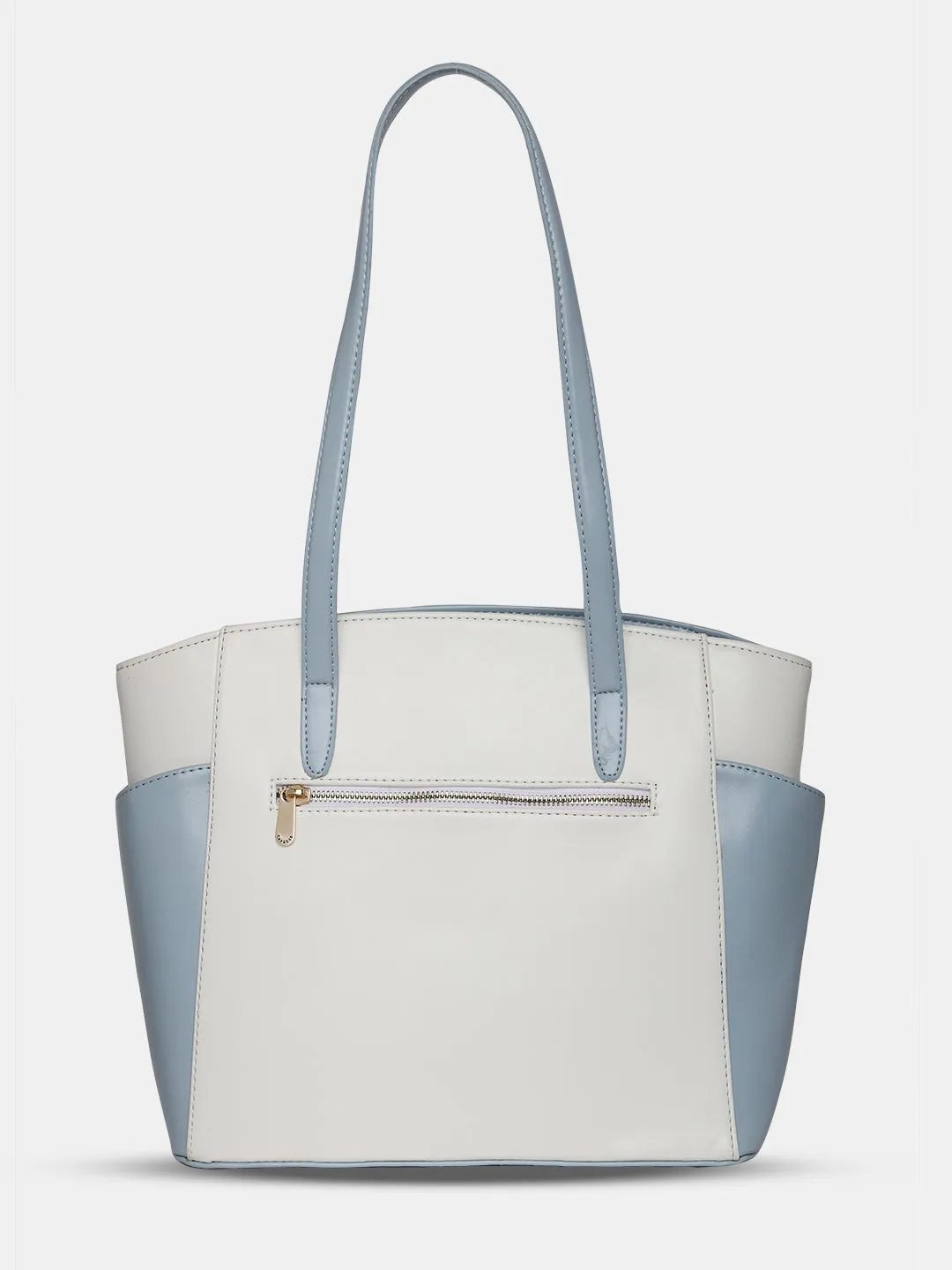 Caprese Aurora Medium Blue Tote Bag