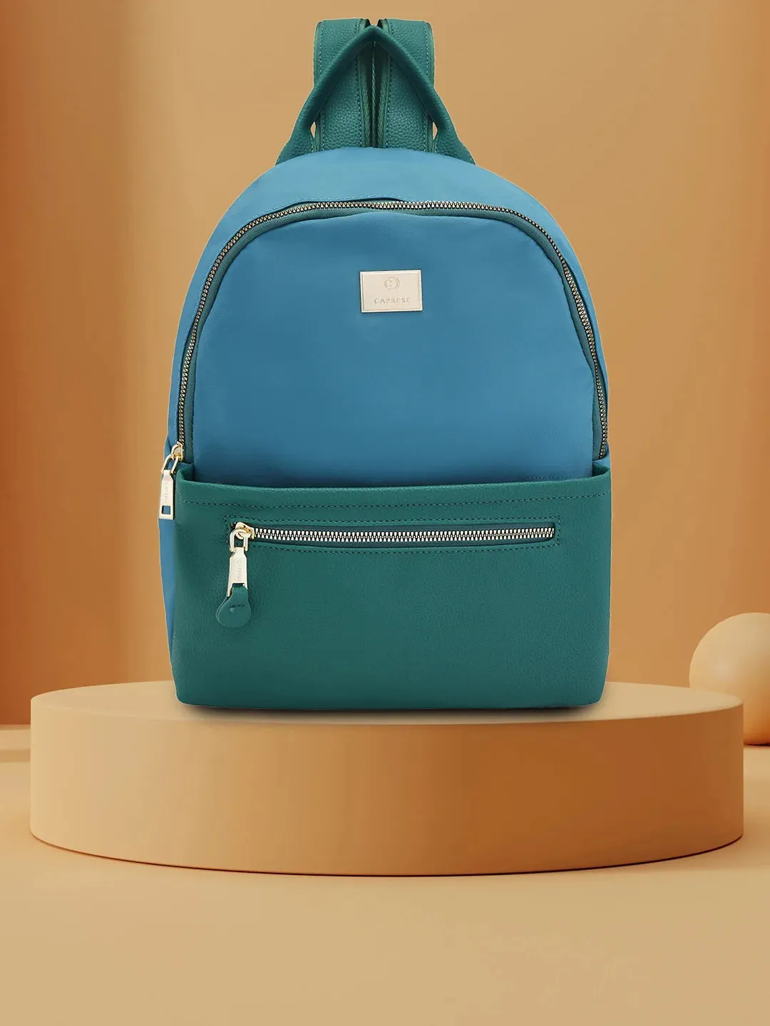 Caprese Casper Medium Blue Casual Backpack