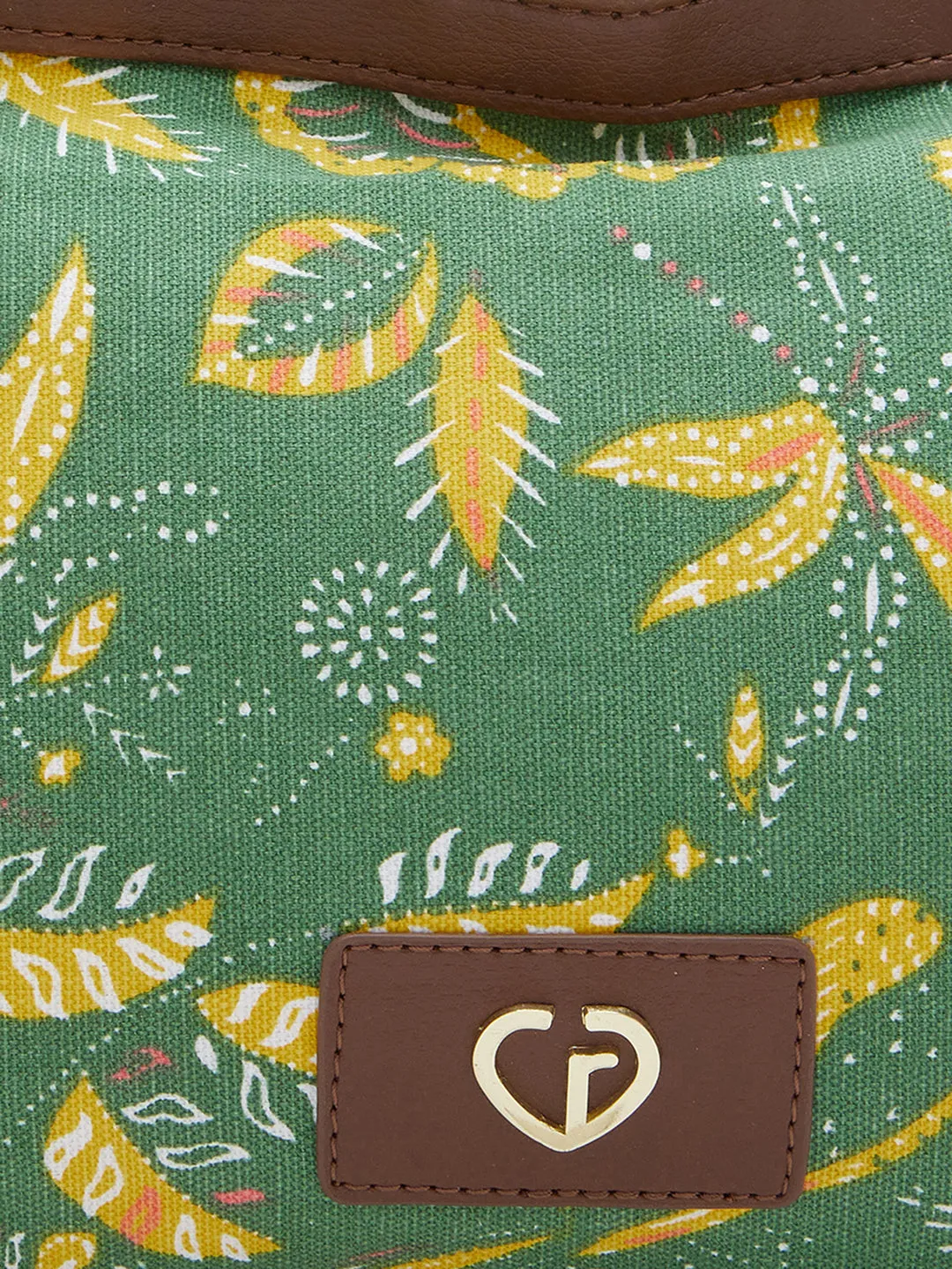 Caprese Hazel Large Olive Sling Bag