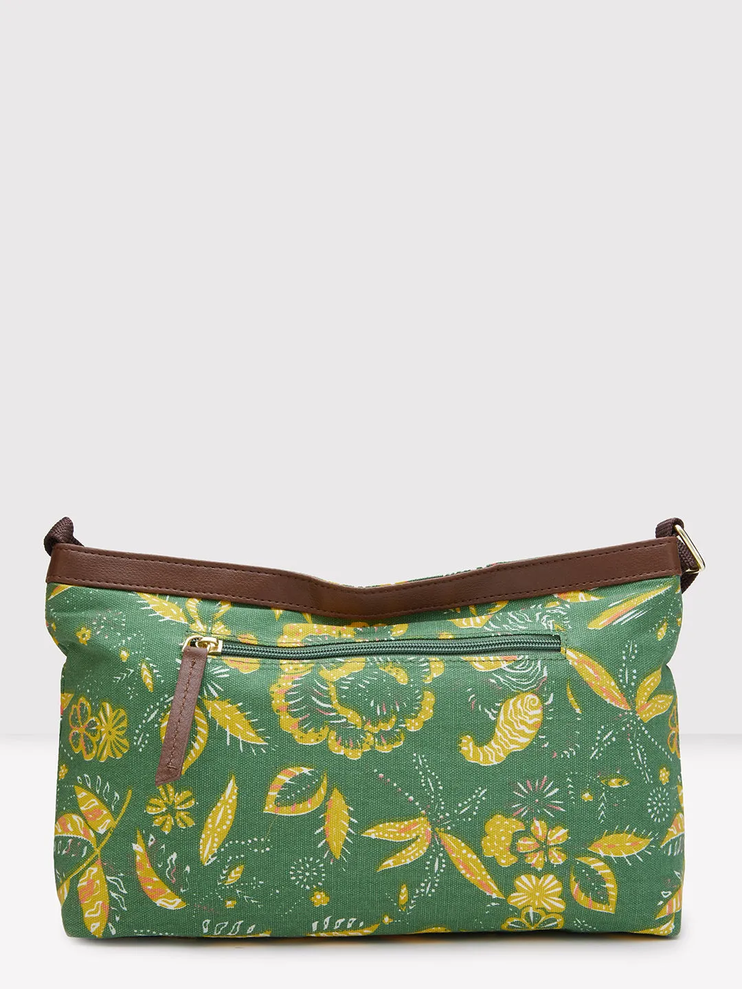 Caprese Hazel Large Olive Sling Bag