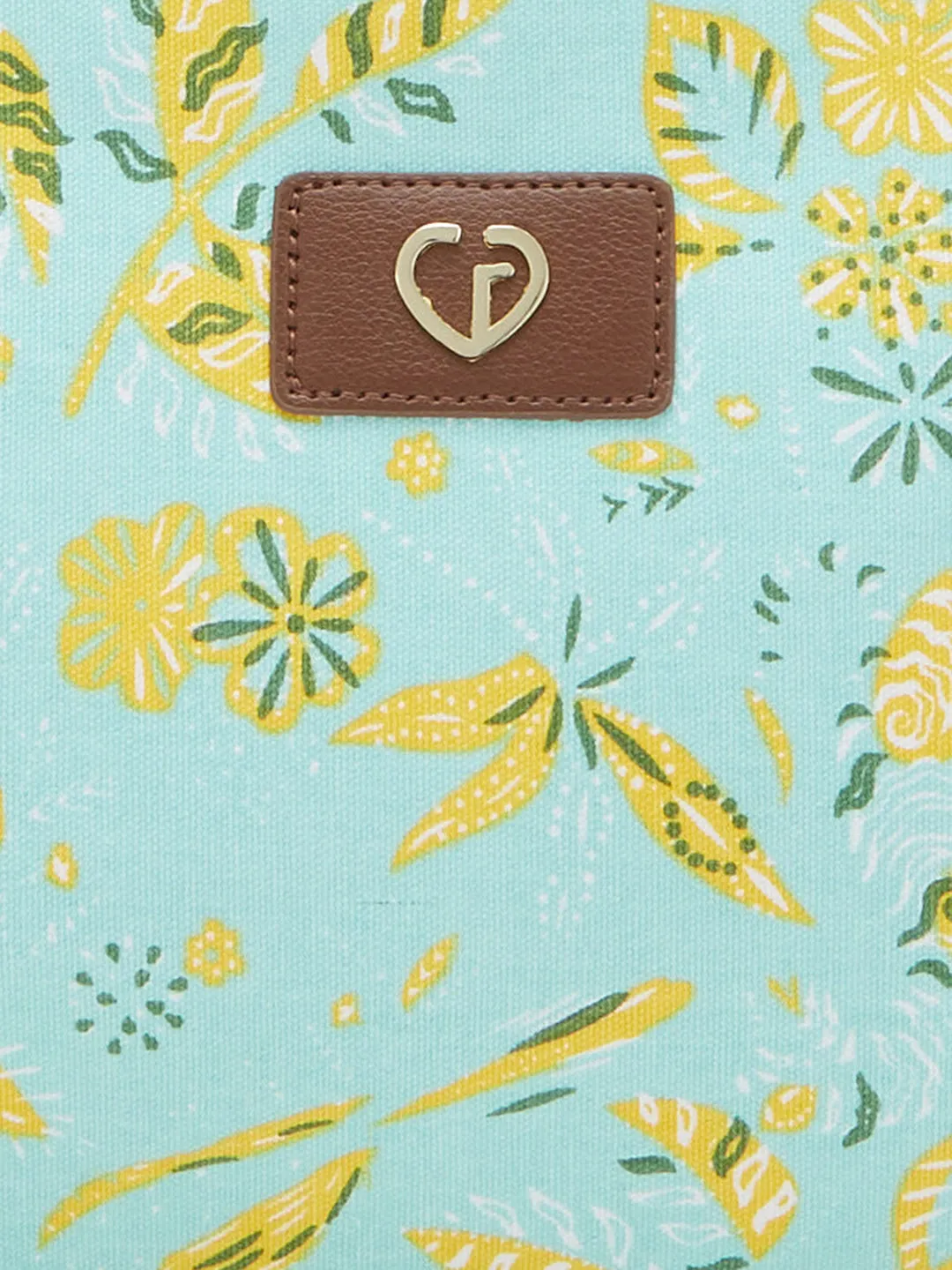 Caprese Hazel Medium Aqua Sling Bag
