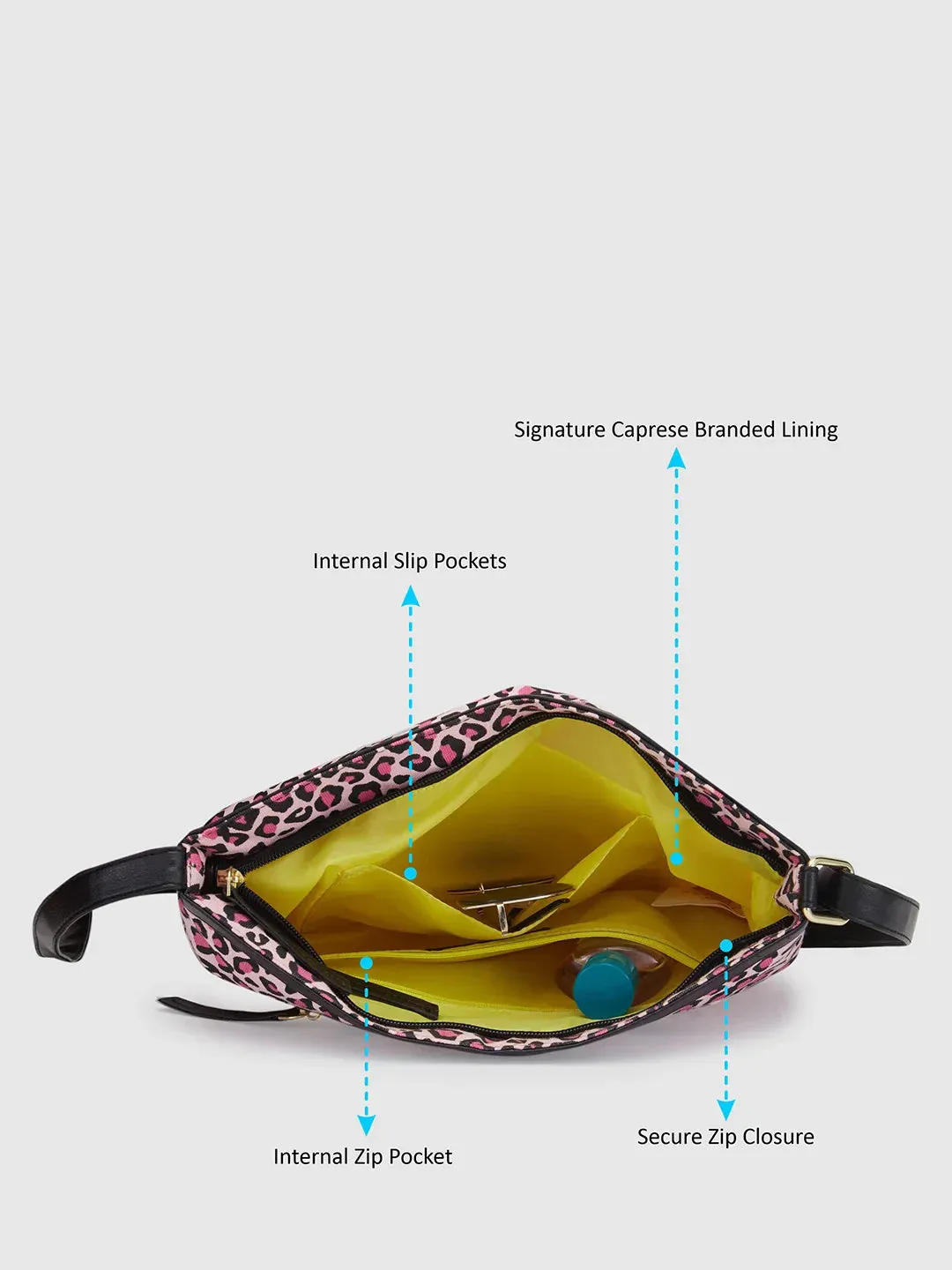 Caprese Karel Large Fuchsia Sling Bag