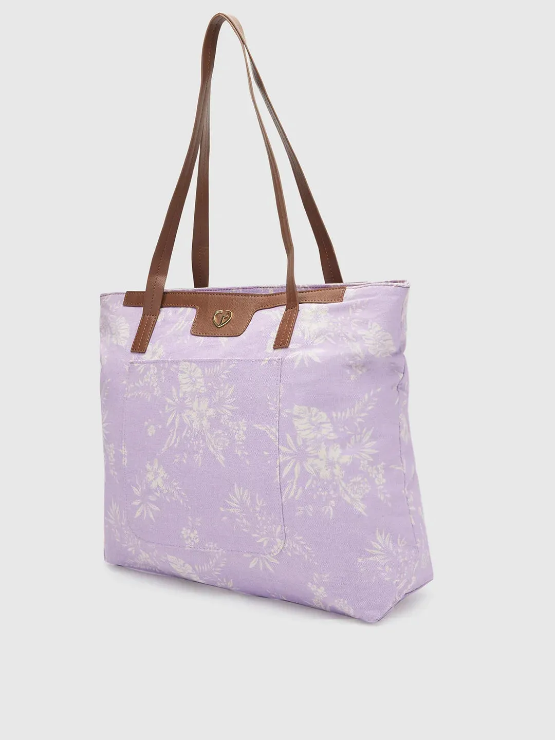 Caprese Kendall Large Lilac Tote Bag