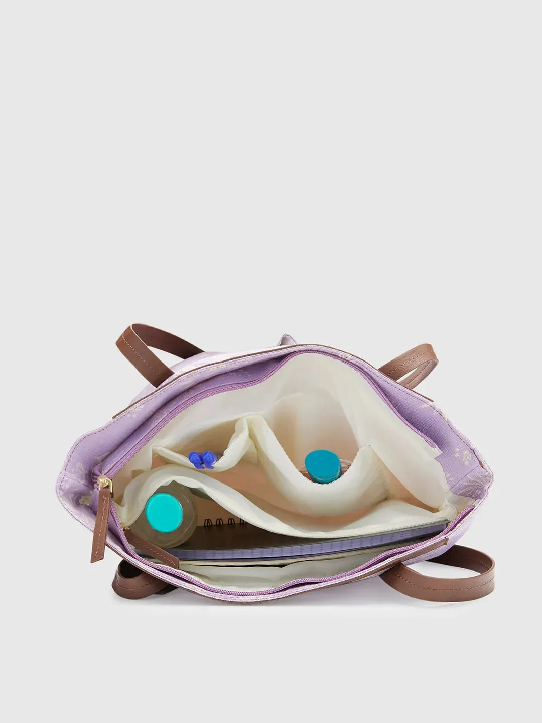 Caprese Kendall Large Lilac Tote Bag