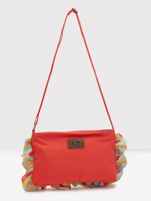 Caprese Oakley Large Red Sling Bag