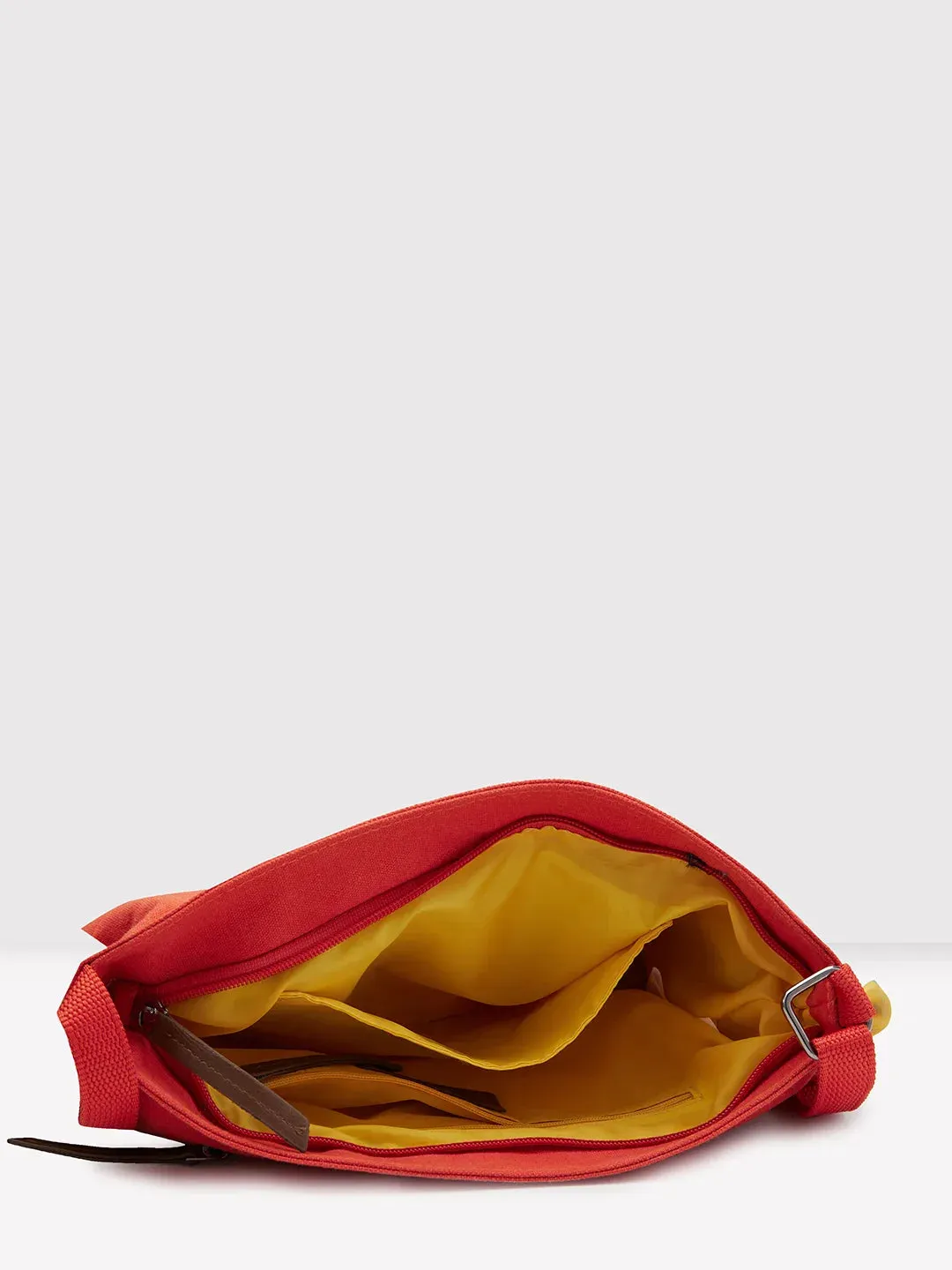 Caprese Oakley Large Red Sling Bag