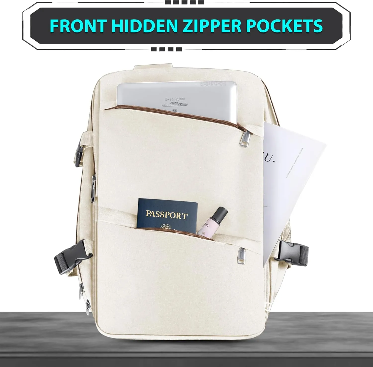 Carry On Backpack Large Travel Backpack fits 15.6in Laptop Flight Approved Carry On Bag for Men Women Luggage Daypack