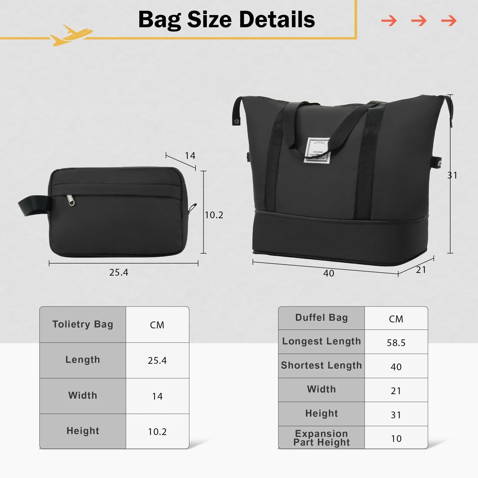 Carry On Lightweight Luggage, Suitcases with Spinner Wheels, 2 Piece Set (20/24), ABS PC Hardshell Luggage with TSA Lock & Bags