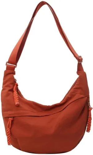 Casual Canvas Hobo Tote Shoulder Crossbody Bags for Women Handbag Lightweight Top Handle Purse