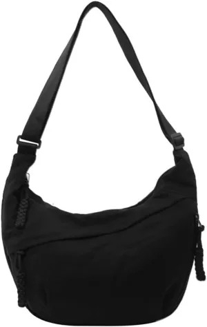 Casual Canvas Hobo Tote Shoulder Crossbody Bags for Women Handbag Lightweight Top Handle Purse