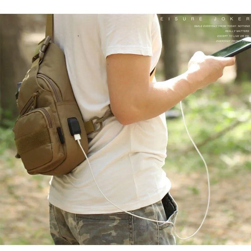 Chest Bag Shoulder Camping Molle Backpack Sports