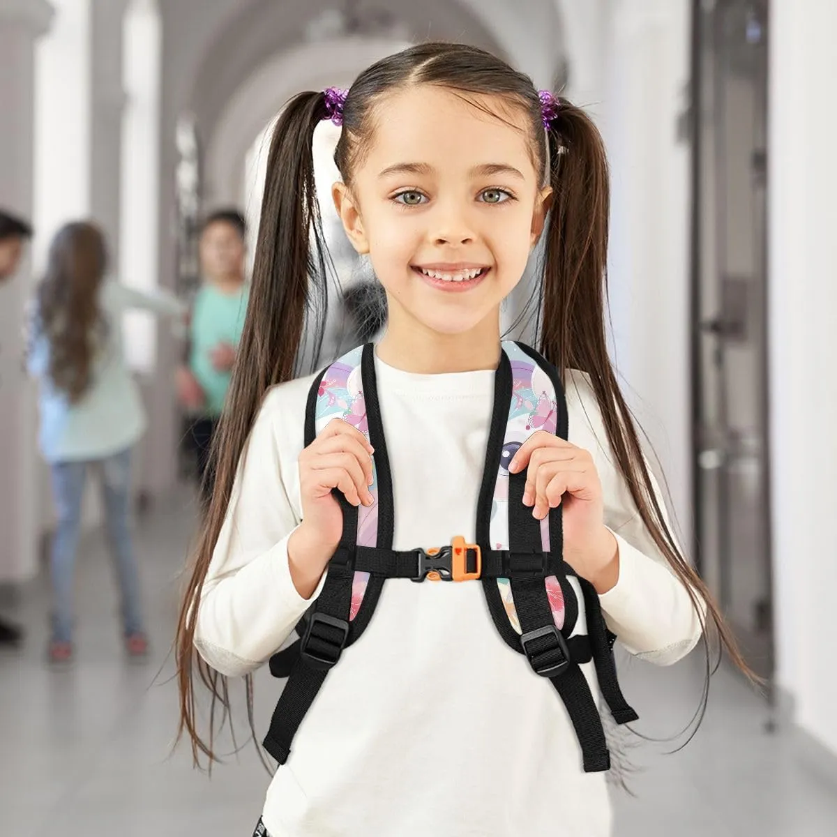 CHIFIGNO Custom Backpack with Name, Personalized Kid's Toddler Backpack for Boys Girls, Customized Schoolbag for School Travel